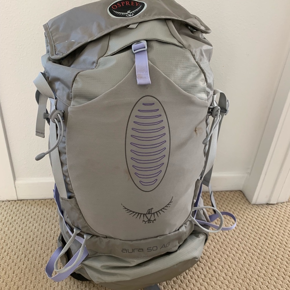 Osprey aura at 50 L backpacking pack
